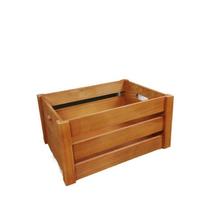 Handle Wood Nesting Storage Crates Wooden Storage Container Farmhouse Style Storage Boxes  Party Yellow-M Style 2
