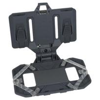 Montuojamas Tactical Navigation Board Universalus krūtinės taktinės liemenės sulankstomas mobiliojo telefono laikiklis pilka