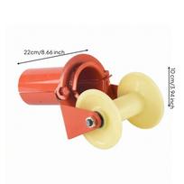 Cable Laying Pulley Sturdy Pipe Mouth Smooth for Construction Sites beige
