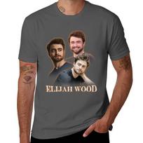 Daniel Radcliffe Elijah Wood Parody Tshirt Labor Work Casual Tshirt 3XL black