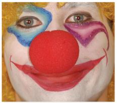 Clown Nose Foam Clown Red 5cm gray