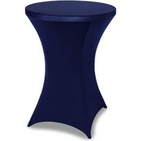 Spandex vientisos spalvos stalo užtiesalai, kokteiliams pritaikytos staltiesės, vakarėlis, baras, vestuvės, gimtadienis, banketai, apvalios „Highboy“ įtemptos staltiesės 60cm(24inch)110cm(43in) tamsiai žalia spalva