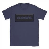 Vyrai Moterys Britų O-Oasis Roko Grupės Marškinėliai Medvilniniai Drabužiai Laisvalaikio Trumpomis Rankovėmis Apvalia Kaklo Marškinėliai Vasaros Marškinėliai 4XL black