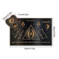 Divination Board Ouija Board Wood Message Boards Decision Maker Pendulum With Numbers Pendulum Board For Witch Witch Altar