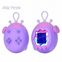 Nešiojamas apsauginis dėklas Silikoninis apsauginis dangtelis Tamagotchi Paradise elektroninių gyvūnėlių žaidimų žaislams violetinė