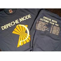 Depeche Mode Tour 1982 2 Side Basic Style Short Sleeve T shirt Reprint S-5XL XXL black