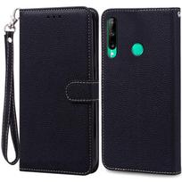 P40 Lite e dėklas Huawei P40 Lite E dėklui Piniginė Odinis atverčiamas dėklas Huawei P40 Lite E telefonui Dėklas Knyga Coque Fundas Huawei P40 Lite E blue