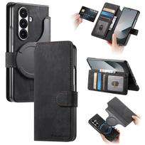 2 in 1 Detachable Magnetic Flip Cards Solt Wallet Leather for Samsung Fold 8 Ultra 7 6 5 4 3 Shockproof For Magsafe Stand Cover Galaxy Z Fold6 juoda
