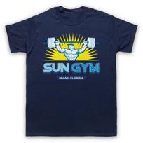 T-Shirt PAIN AND GAIN UNOFFICIAL SUN GYM MIAMI THE ROCK WORKOUT MENS & WOMENS T-Shirt S blue