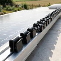 50pcs Solar Panel Wire Clamps Supporting For 2mm to 6.8mm Cables and Compatible with Common Solar Racking Profiles 100pcs