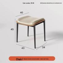 Eames Italian Designer Solid Wood Dining Chair - Retro High-End Casual for Home, Restaurant, or Coffee Shop Pre-assembled - Recommended