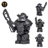 1 vnt. Karinių kareivių Mini Anime Veiksmo Fallout Figūrėlės Ginklai Robotas Mecha Konstruktoriaus Kaladėlės „Pasidaryk pats“ Žaislai VAIKAMS dovana brown