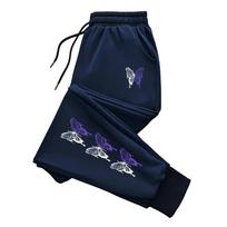 Womens Sweatpants Printing Sports Pants Gym Jogger Trousers High Quality Office Home Woman Pants Autumn Winter 2XL black