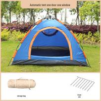 Portable Automatic Quick-Open Tent for Camping, Beach, and Park - Thickened and Rainproof Tent Only blue