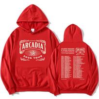 Arcadia Tour 2026 Hoodies Alison Krauss & Union Station Graphic Print Sweatshirts Long Sleeve Female Hooded Pullovers S red
