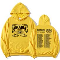 Arcadia Tour 2026 Hoodies Alison Krauss & Union Station Graphic Print Sweatshirts Long Sleeve Female Hooded Pullovers M yellow