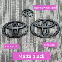 OEM stiliaus ABS+Metalo kompozito bagažinės logotipo ženklelis, skirtas Toyota FJ Cruiser 2007-2015 m. - 3D juodas ir sidabrinis lipdukas, priedai Prado New