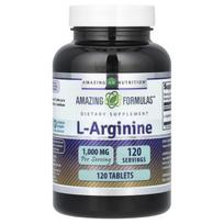 Nuostabus maistas, l-argininas, 1 000 mg, 120 tablečių