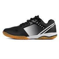 Professional Ping Pong Shoes for Men Women Anti Slip Design Blue Black Man Table Tennis Practice Gym Shoes Big Size 44 juoda