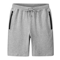 Men's New Summer Casual Baggy Shorts Fashionable Loose  Cotton Colour Shorts XL black