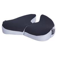 Ergonomiška sėdmenų pagalvėlė hemorojus turinčios sėdynės uodegos kaulo palaikymas laikysenos koregavimas atminties putplasčio palaikymas U formos dizainas, lėtas atšokimas biuro automobiliui ir juoda