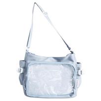 HOT Y2k Harajuku Shoulder Bag Women Ita Bag Japanese Shoulder Purse with Clear Window College Crossbody Bag Tote Shoulder Bags