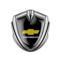 1 vnt. Metaliniai automobilio šoninio lango kėbulo dekoravimo lipdukai Chevrolet Trax Malibu SS Z71 Equinox Impala Camaro Orlando Corsa Volt gray