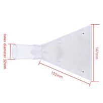 Superior Nozzle Head; Sprayer Vacuum Extractor Ideal for Carpet Sofa Cleaner white
