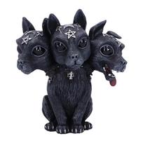Gothic Resin Figurine Dark Tabletop Ornament for Shelf Desk Mantel Home Decor One Size black