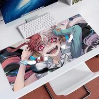 Colorful Mouse Pad Laptop Computer Gamer Desk Mat Anime E-sports Mousepad Large Gaming Keyboard Pad One Piece Uta Cute Mausepad 30x60cm gray