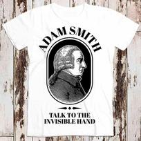 Adam Smith Funny Economics Professor Invisible Hand Best Seller T Shirt Music Retro Top Tee Gift Cool Unisex 8489 L black