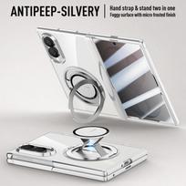 Luxury Hard PC Case For Samsung Galaxy Z Fold8 Fold 8 360° Rotating Magnetic Stand Hand Strap Metal Lens With Glass Screen Cover Galaxy Z Fold 8