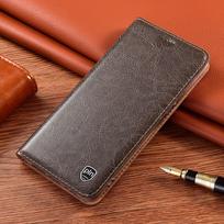 Genuine Leather Flip Case Redmi Note 9 Pro 5G 9S 9T Max With Magnetic Stand Support Redmi Note 9 5G CN gray
