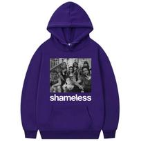 TV Play Shameless Graphic Hoodies Streetwear Harajuku Vintage Hooded Sweatshirts Men Women Casual M gray