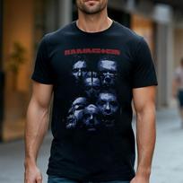 Unisex shirt Cotton Oversize Large Size Rammstein Sehnsucht Album Graphic T-Shirt XL brown