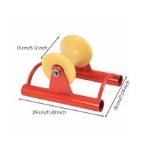 Cable Laying Pulley Heavy-Duty Guide Smooth for Construction Sites beige