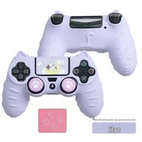 Cartoon Ps4 Silicone Cute Controller Case With Joystick Caps Stickers Antidust Ring