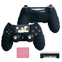 Cartoon Ps4 Silicone Cute Controller Case With Joystick Caps Stickers Antidust Ring