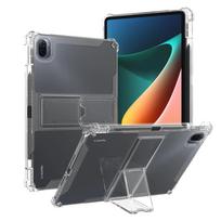 Skaidrus dėklas, skirtas Xiaomi Pad 6 Max 14 colių Pad 5 Pro 12,4 colio dangteliu TPU silikoniniu minkštu apvalkalu su Bracket Pen anga xiaomi 5 5Pro skaidri
