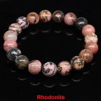 Natūralaus akmens apyrankė Ametistas Tigro akis Rožinis Kvarcas Obsidianas Agatas Karoliukai Papuošalai Dovana Vyrams Magnetinė sveikatos apsauga Moterys 6mm&19cm brown