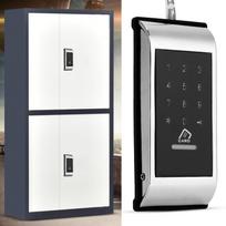 Touch Keypad Password Key Access Lock Digital Electronic Security Cabinet Coded Locker(Silver) sidabras