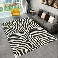 3D Spalvingas Zebro Rašto Plotinis Kilimas, Kilimas Svetainei, Miegamajam, Sofai, Biurui, Durų Kilimėlis Dekoravimui, Neslystantis Vaikų Grindų Kilimėlis 80*120cm