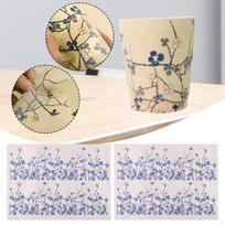 2 Pieces Underglaze Paper Transfer for Clay Ceramic Porcelain under Glaze Transfers,Gifts Fenfei