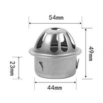 Floor Drain For Prevent Clogging Outdoor Drain-pipe Exhaust Pipe Roof Anti-rust Ø50mm gray