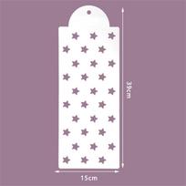 Drawing Painting Baking Tools Decorating Tool Fondant Spray Mold Cake Mesh Stencil Embossing Cake Decoration Stencils gray