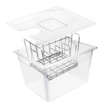 1 Set Of 11l Low Temperature Slow Cooker Steak Machine Sous Vide Container With Cover Shelf Basin + bracket #1 white