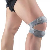 Sports Kneepad Double Patellar Knee Patella Tendon Support Strap Brace Pad Protector Open Fitness  Knee Wrap Band juoda