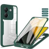 For Xiaomi Redmi 13C 4G Case Redmi 13C 5G Cover 13C Full Body Protection Case Protective 360 Double Sided Cover Funda Coque Capa Redmi 13C 5G gray