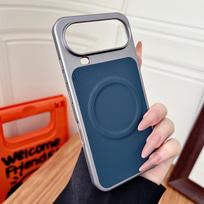 For Honor Magic 8 Pro Air Case Magnetic Luxury Color blocked PU Leather Ultra Thin Bumper Phone Case Cover Honor Magic8 Pro Air blue