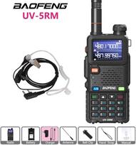 BAOFENG UV-5RM Walkie Talkie Multi-Bands 10W NOAA AM FM 999Channel High Capacity Battery DTMF Type-C Charging Long Range Radio EURO